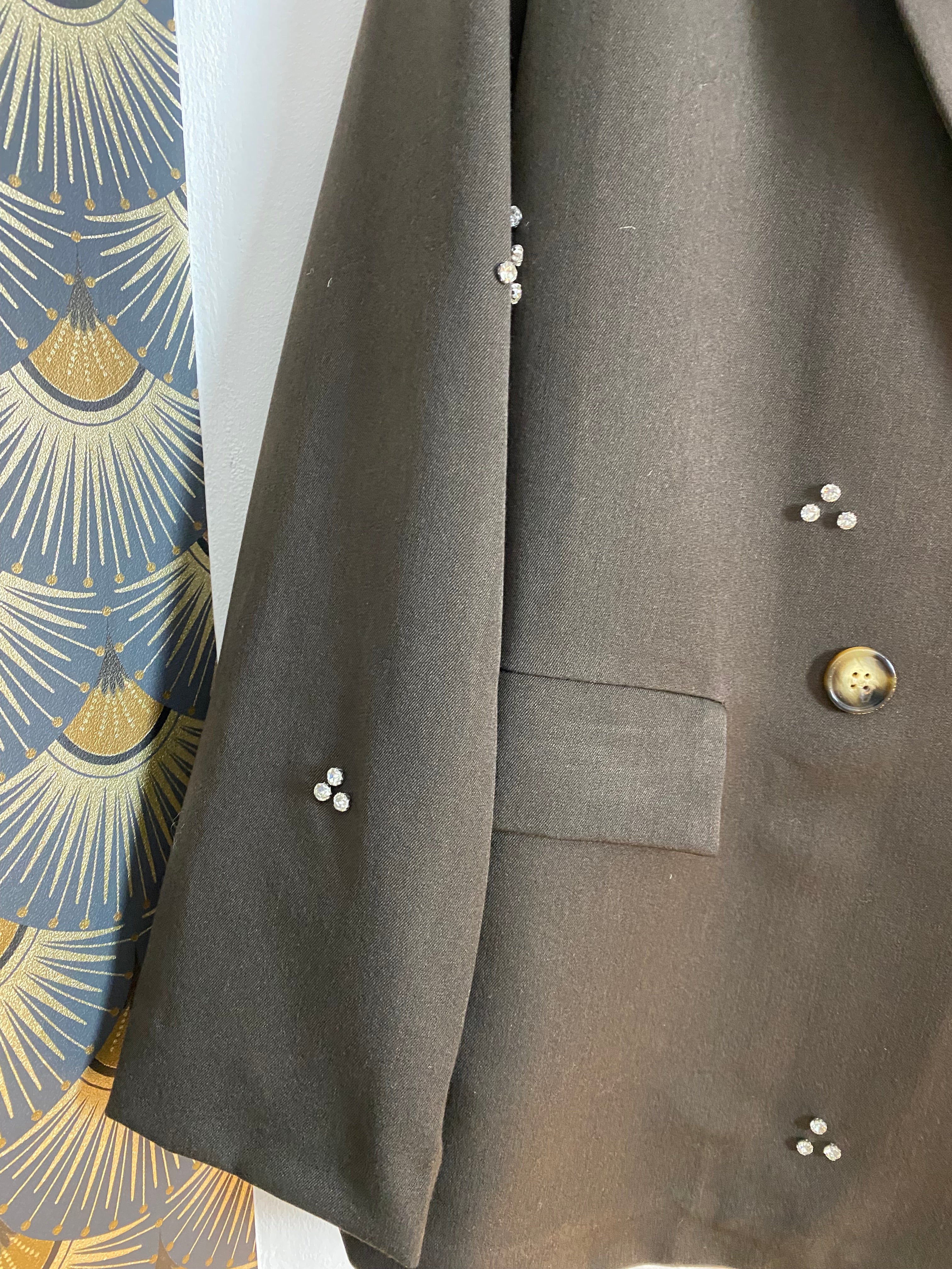 VESTE BLAZER DIAMS MARRON  TU 36/44