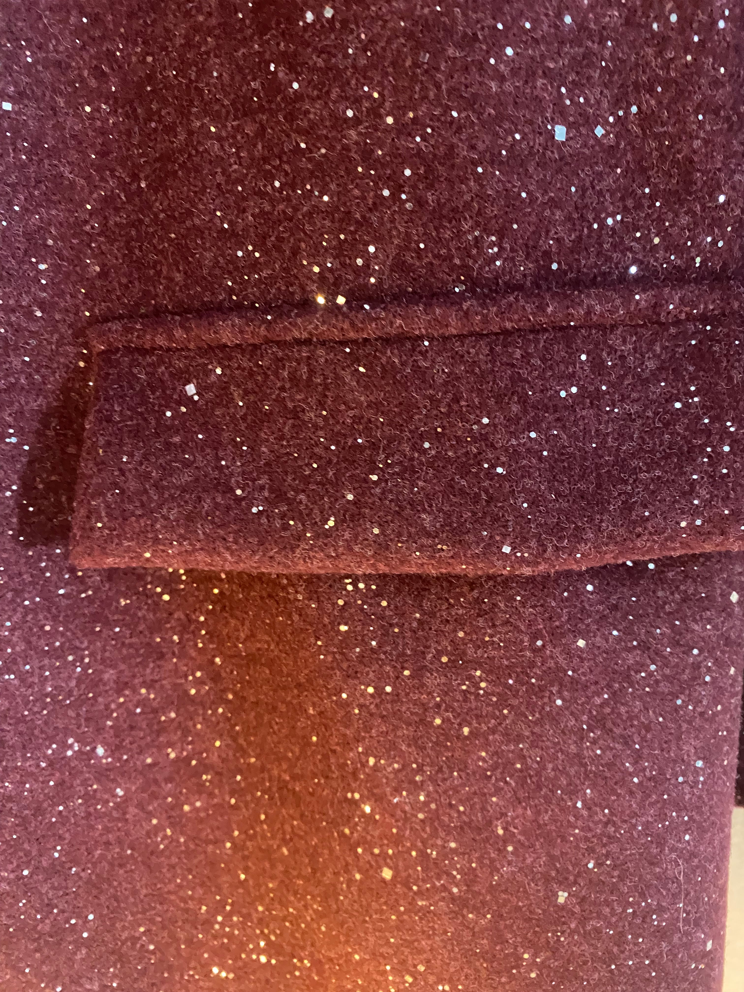 VESTE M BORDEAUX  TU 38/46