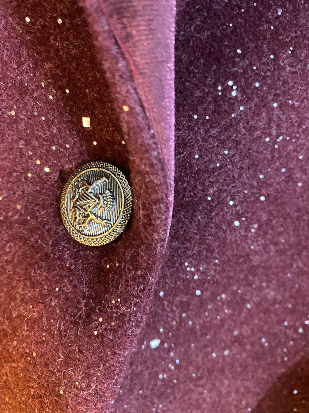 VESTE M BORDEAUX  TU 38/46