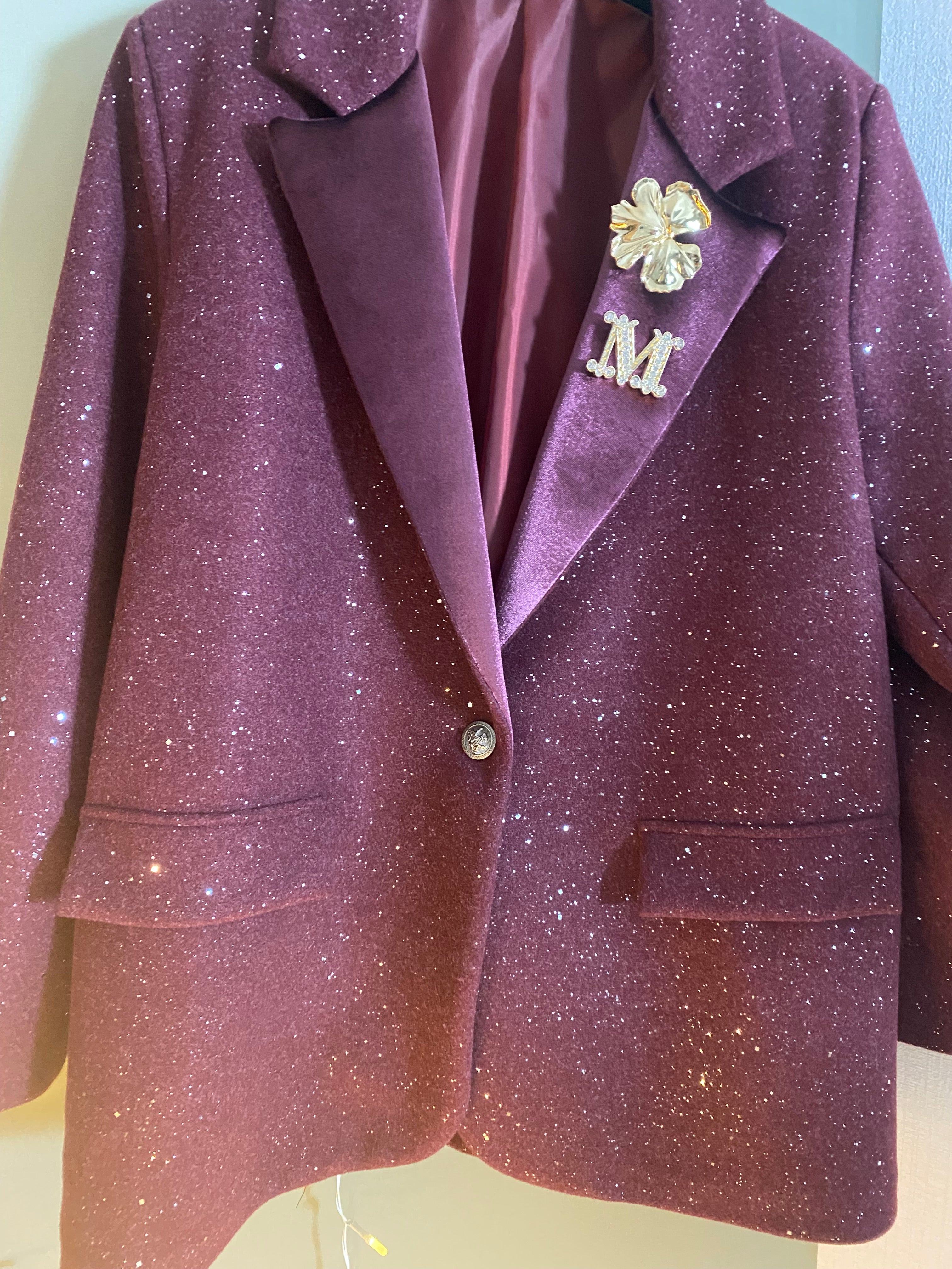 VESTE M BORDEAUX  TU 38/46