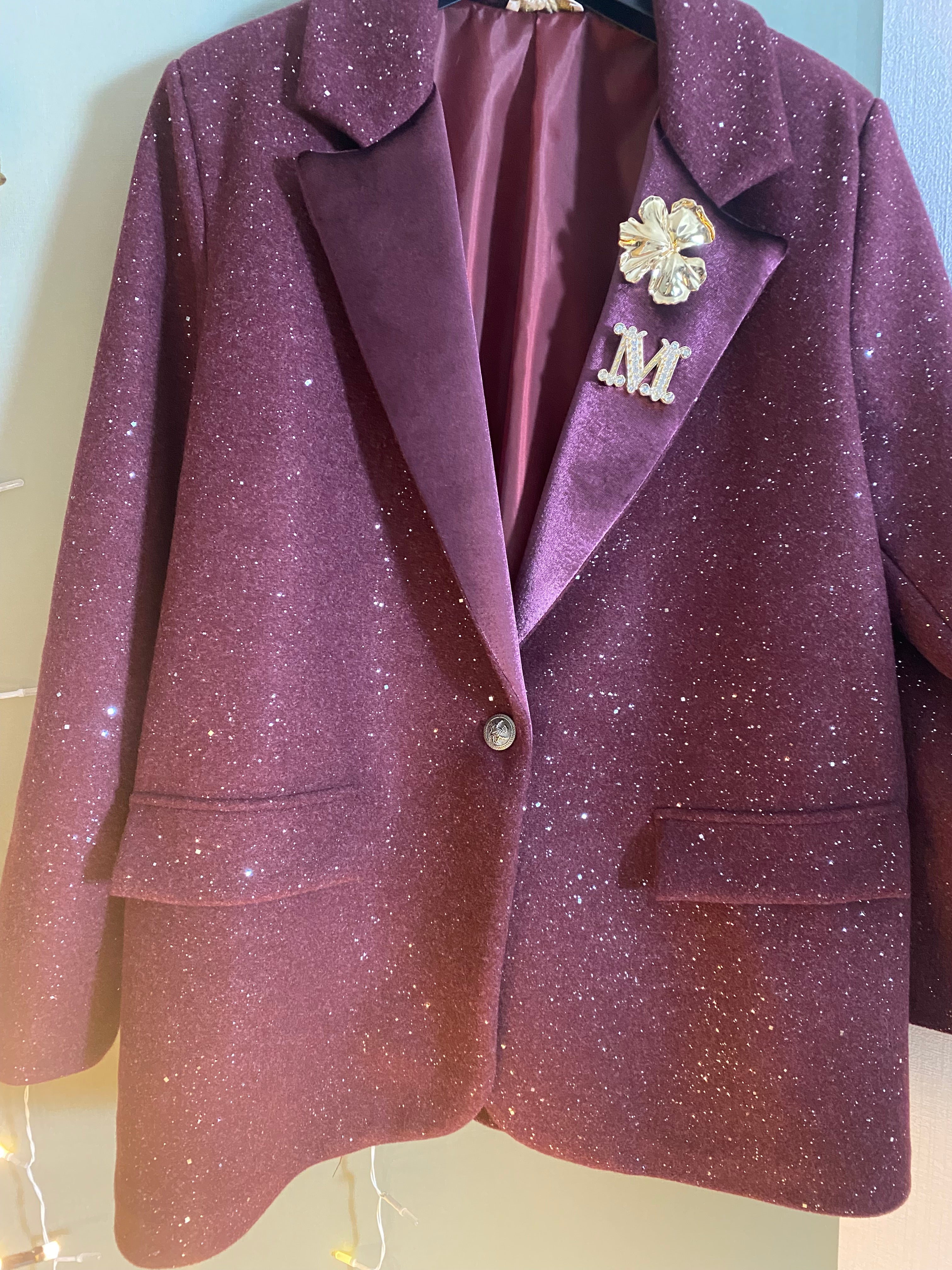 VESTE M BORDEAUX  TU 38/46