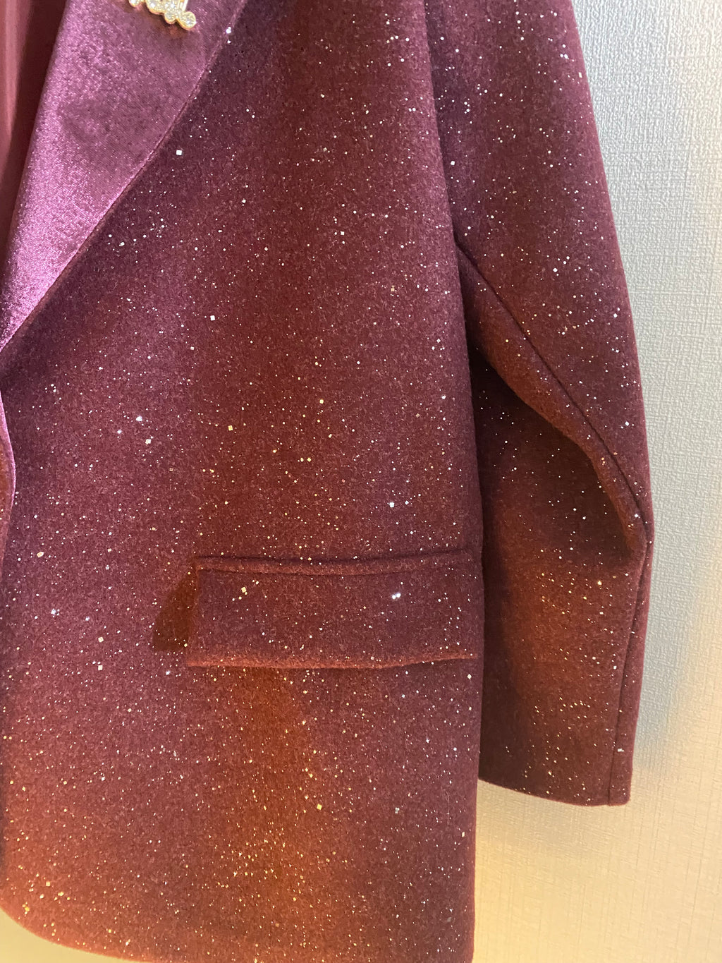 VESTE M BORDEAUX  TU 38/46