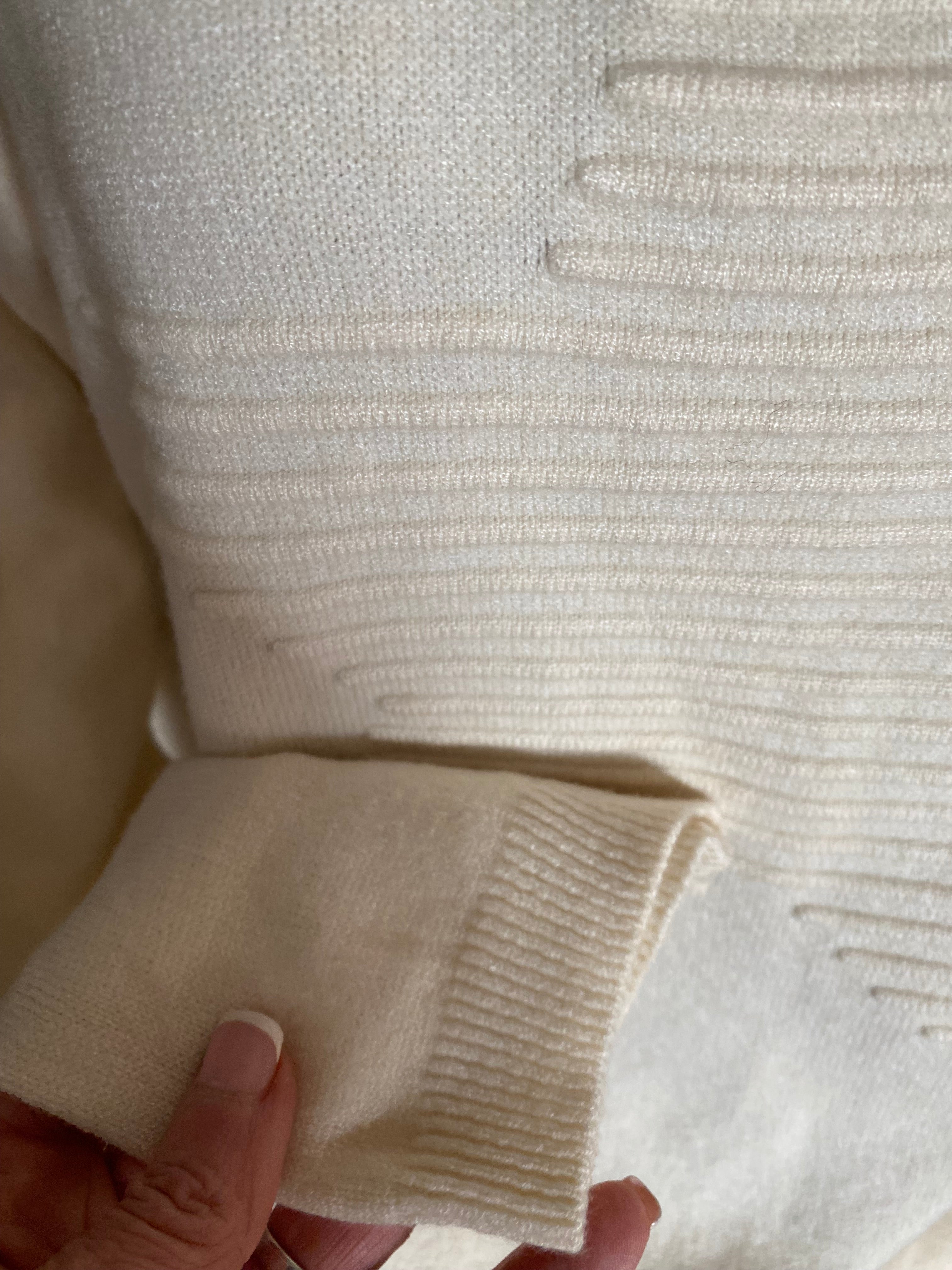 PULL COL ROULE  ETOILE TU 36/46 ECRU