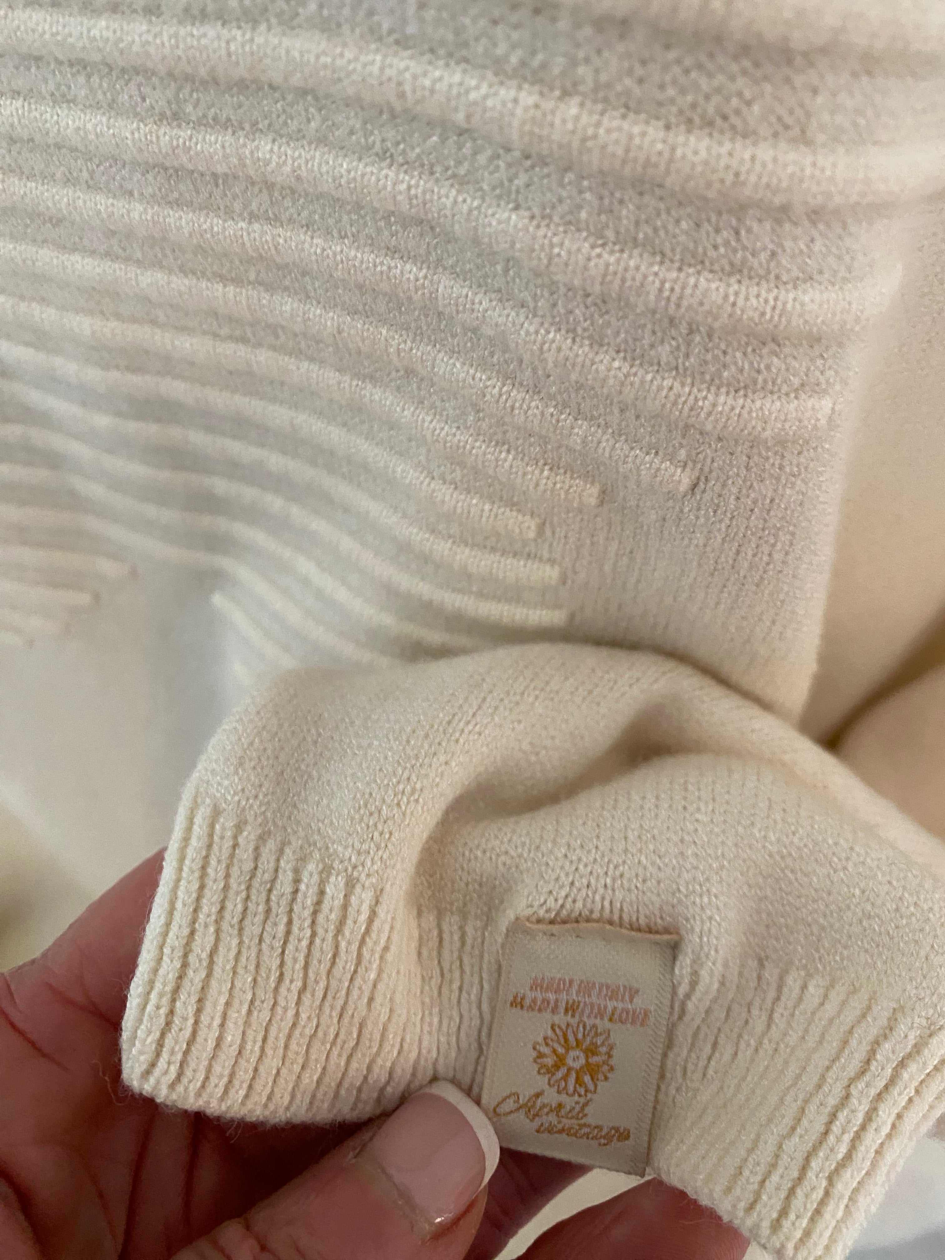 PULL COL ROULE  ETOILE TU 36/46 ECRU