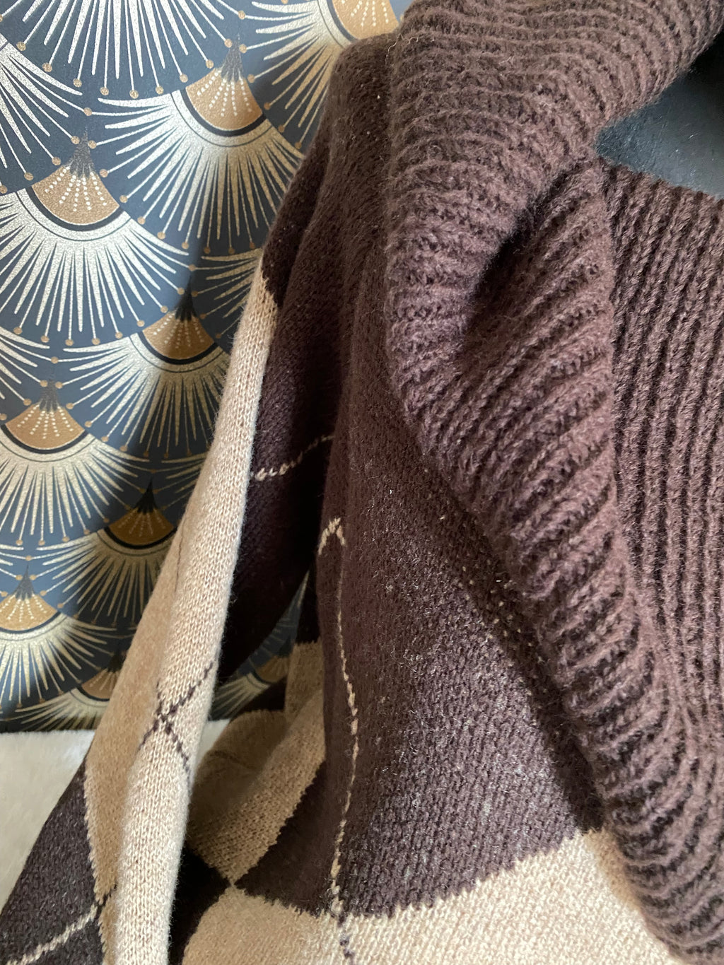 PULL COL BARDOT CHOCO TU36/44