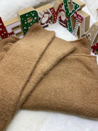 ENSEMBLE MITAINES ET TOUR DE COU  CAMEL   TU (baby alpaga)