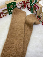 ENSEMBLE MITAINES ET TOUR DE COU  CAMEL   TU (baby alpaga)