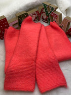 ENSEMBLE MITAINES ET TOUR DE CORAIL  TU (baby alpaga)