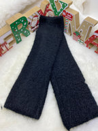 ENSEMBLE MITAINES ET TOUR DE COU NOIR TU (baby alpaga)