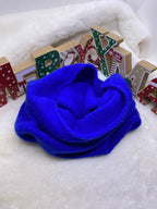 ENSEMBLE MITAINES ET TOUR DE COU BLEU ROI  TU (baby alpaga)