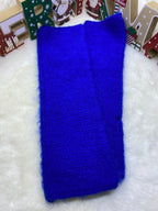 ENSEMBLE MITAINES ET TOUR DE COU BLEU ROI  TU (baby alpaga)