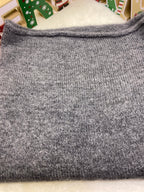 ENSEMBLE MITAINES ET TOUR DE COU GRIS TU (baby alpaga)