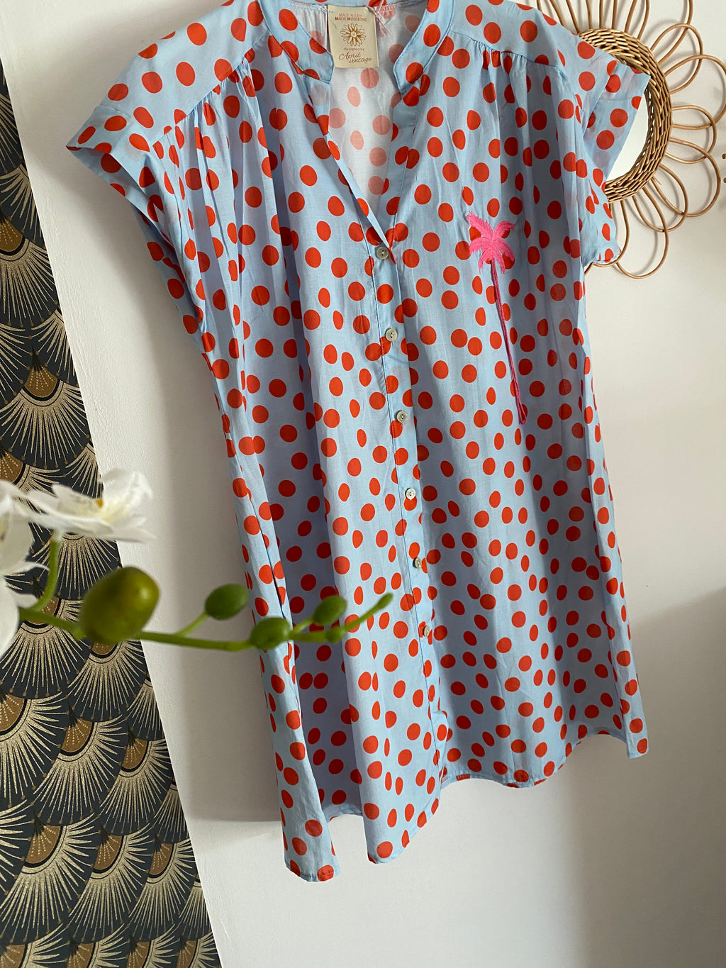 ROBE APRIL VINTAGE POIS  TU 36/44