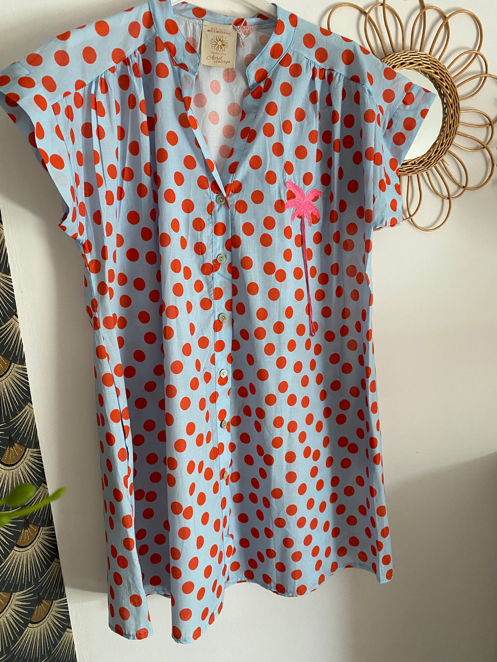 ROBE APRIL VINTAGE POIS  TU 36/44