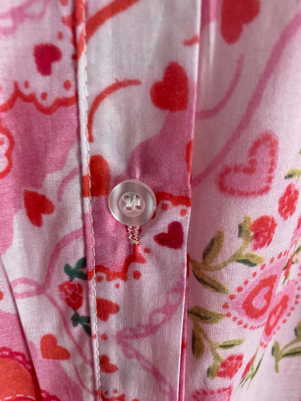 ROBE APRIL VINTAGE COEURS ROSE  TU 36/44