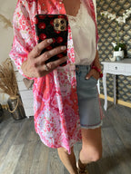 ROBE APRIL VINTAGE COEURS ROSE  TU 36/44