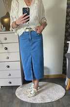 JUPE LONGUE EN JEAN  34/36/38/40/42