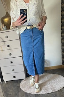 JUPE LONGUE EN JEAN  34/36/38/40/42