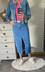 VESTE EN JEAN PERLA  S/M/L/XL/XXL