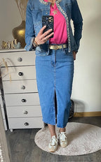 VESTE EN JEAN PERLA  S/M/L/XL/XXL