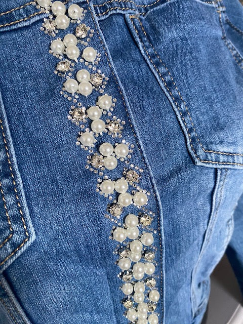 VESTE EN JEAN PERLA  S/M/L/XL/XXL