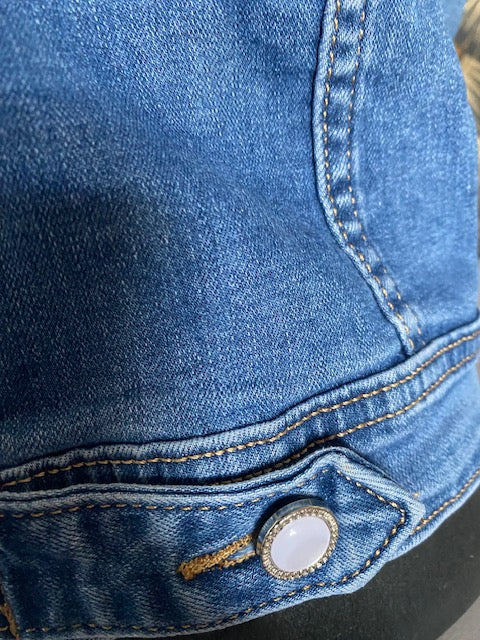 VESTE EN JEAN PERLA  S/M/L/XL/XXL