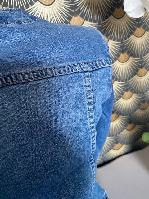 VESTE EN JEAN PERLA  S/M/L/XL/XXL