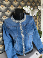 VESTE EN JEAN PERLA  S/M/L/XL/XXL