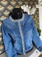 VESTE EN JEAN PERLA  S/M/L/XL/XXL