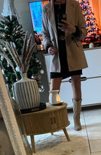 VESTE BLAZER CHAUDE BEIGE  LEOPARD TU 36/44