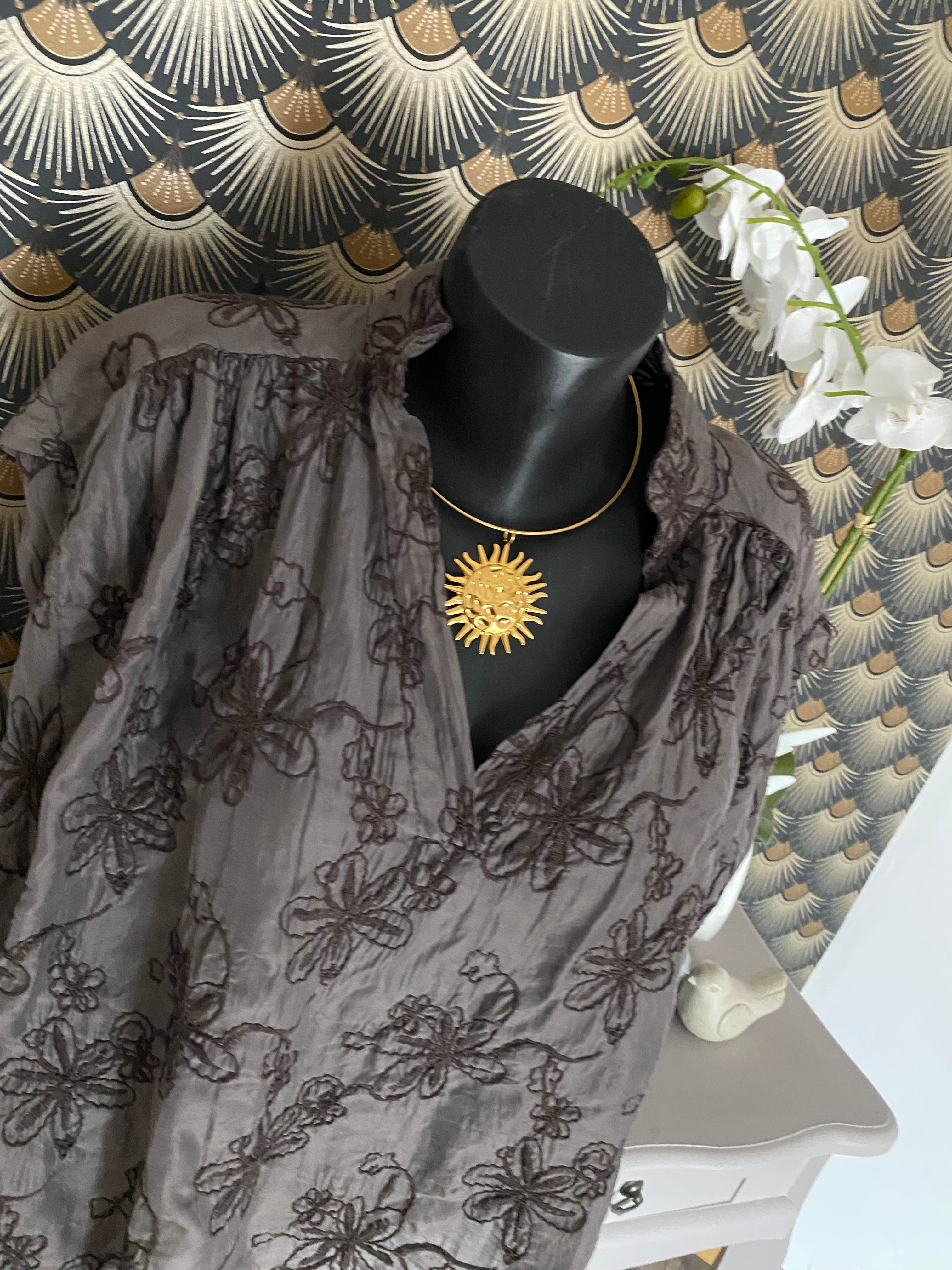 BLOUSE CHOCO CORINNE  TU 36/48