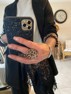 BAGUE MILA  REGLABLE LEOPARD