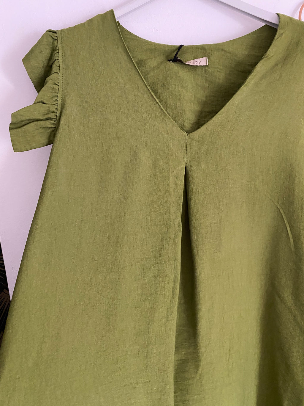 ROBE SAMBA  TAILLES : 38/40 OU 42/44 5 COULEURS (rouge , fushia, choco , vert , kaki )