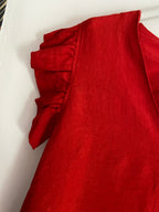 ROBE SAMBA  TAILLES : 38/40 OU 42/44 5 COULEURS (rouge , fushia, choco , vert , kaki )