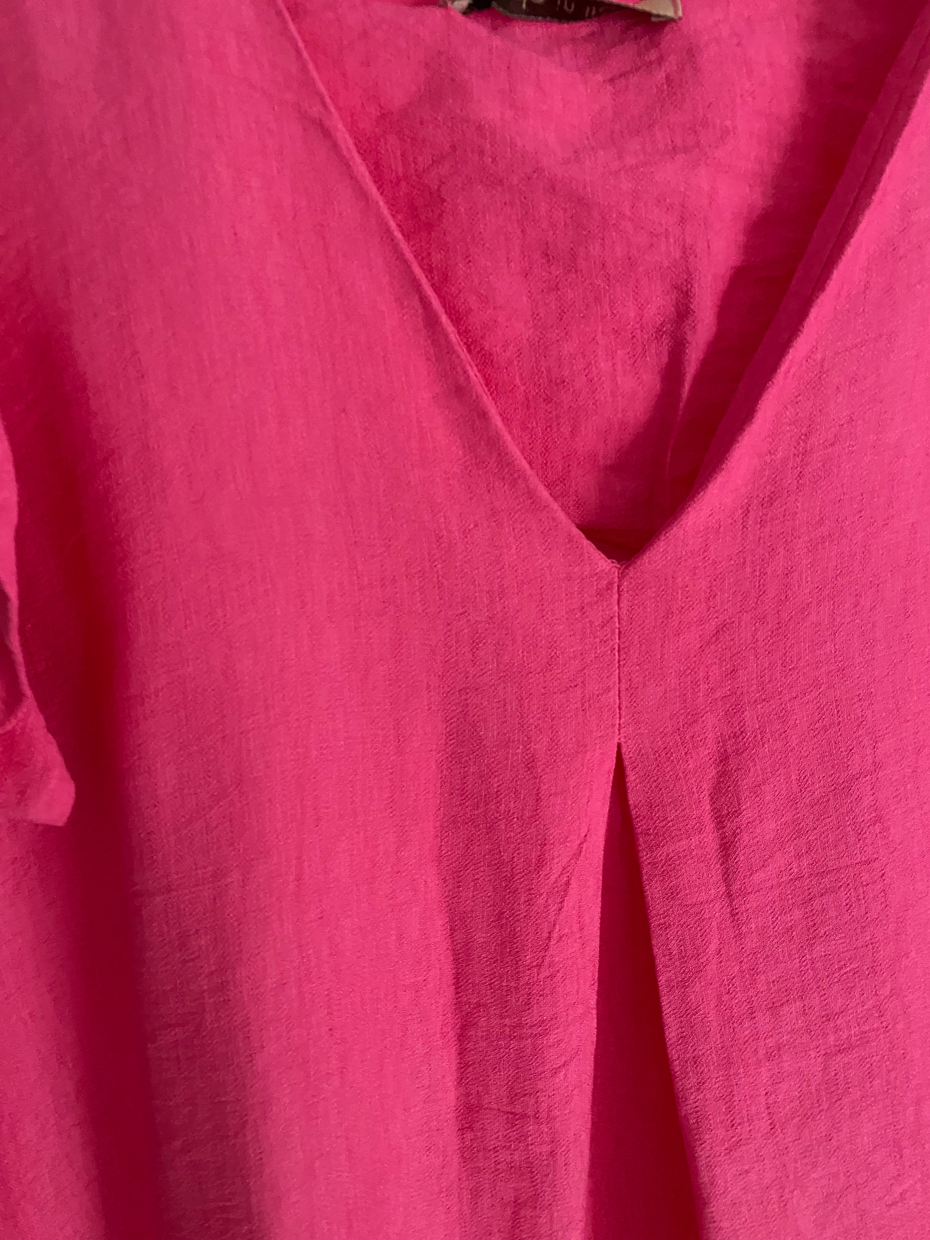 ROBE SAMBA  TAILLES : 38/40 OU 42/44 5 COULEURS (rouge , fushia, choco , vert , kaki )