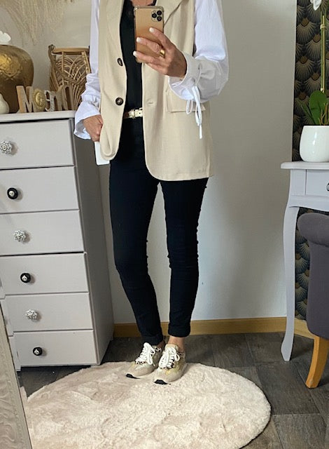 VESTE BLASER STELLA ECRU   36 AU 42