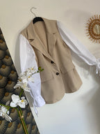VESTE BLASER STELLA ECRU   36 AU 42