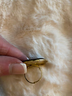 BAGUE MILA  REGLABLE couleur ambre