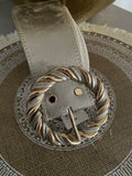 CEINTURE LARGE DOREE  TU 36/48