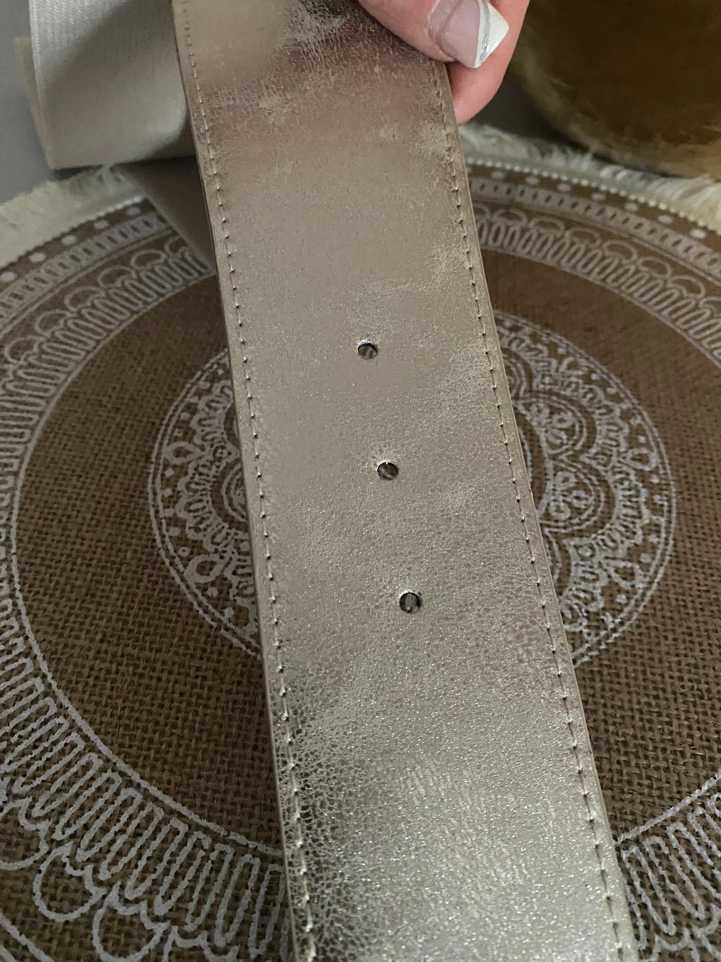 CEINTURE LARGE DOREE  TU 36/48