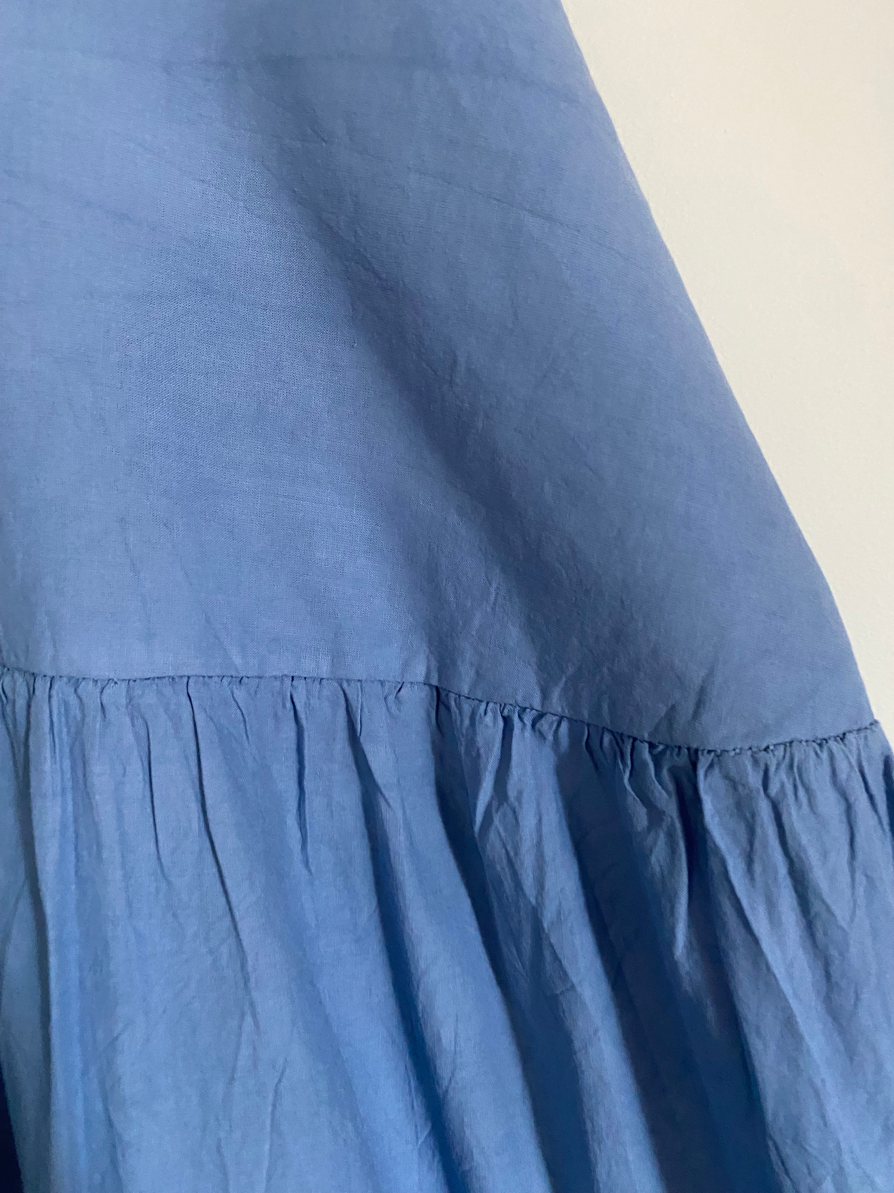 ROBE LONGUE LEGERE   BLEUE 36/42