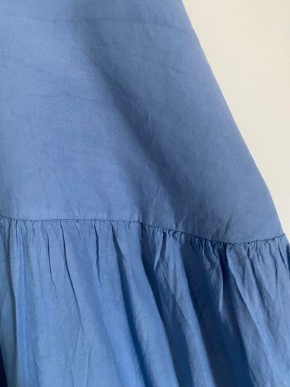 ROBE LONGUE LEGERE   BLEUE 36/42