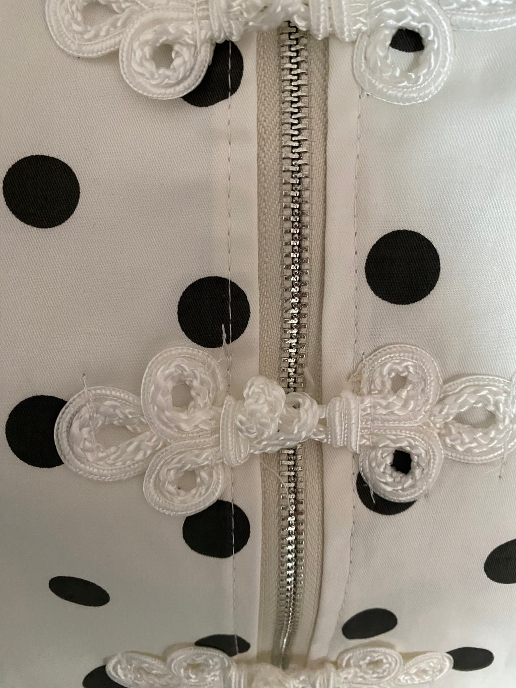 VESTE SANS MACHE POIS NOIR  TU 42/46