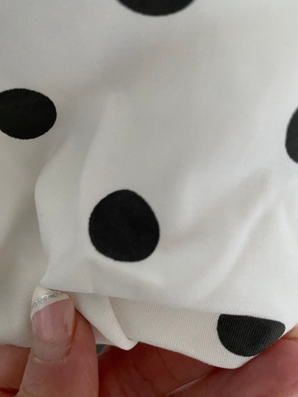 VESTE SANS MACHE POIS NOIR  TU 42/46