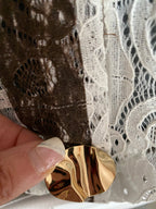 TOP DENTELLE ZETA OTTO CHOCO TU 36/42 PETIT 44