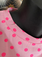 T-SHIRT ICONIC POIS ROSE  TU 34/40