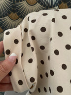 T-SHIRT ICONIC BEIGE POIS CHOCO  TU 34/40