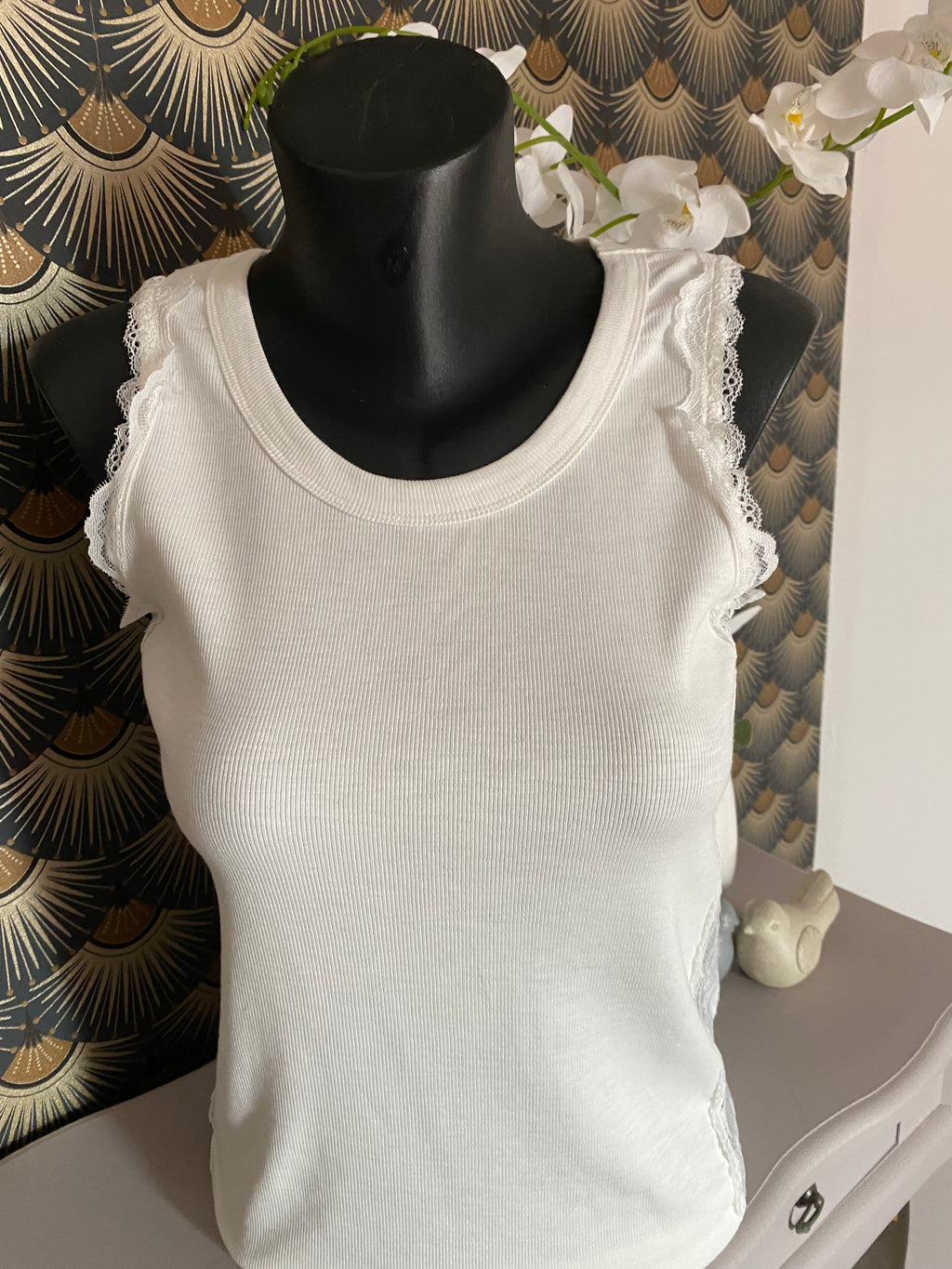DEBARDEUR DENTELLE TU 34/40