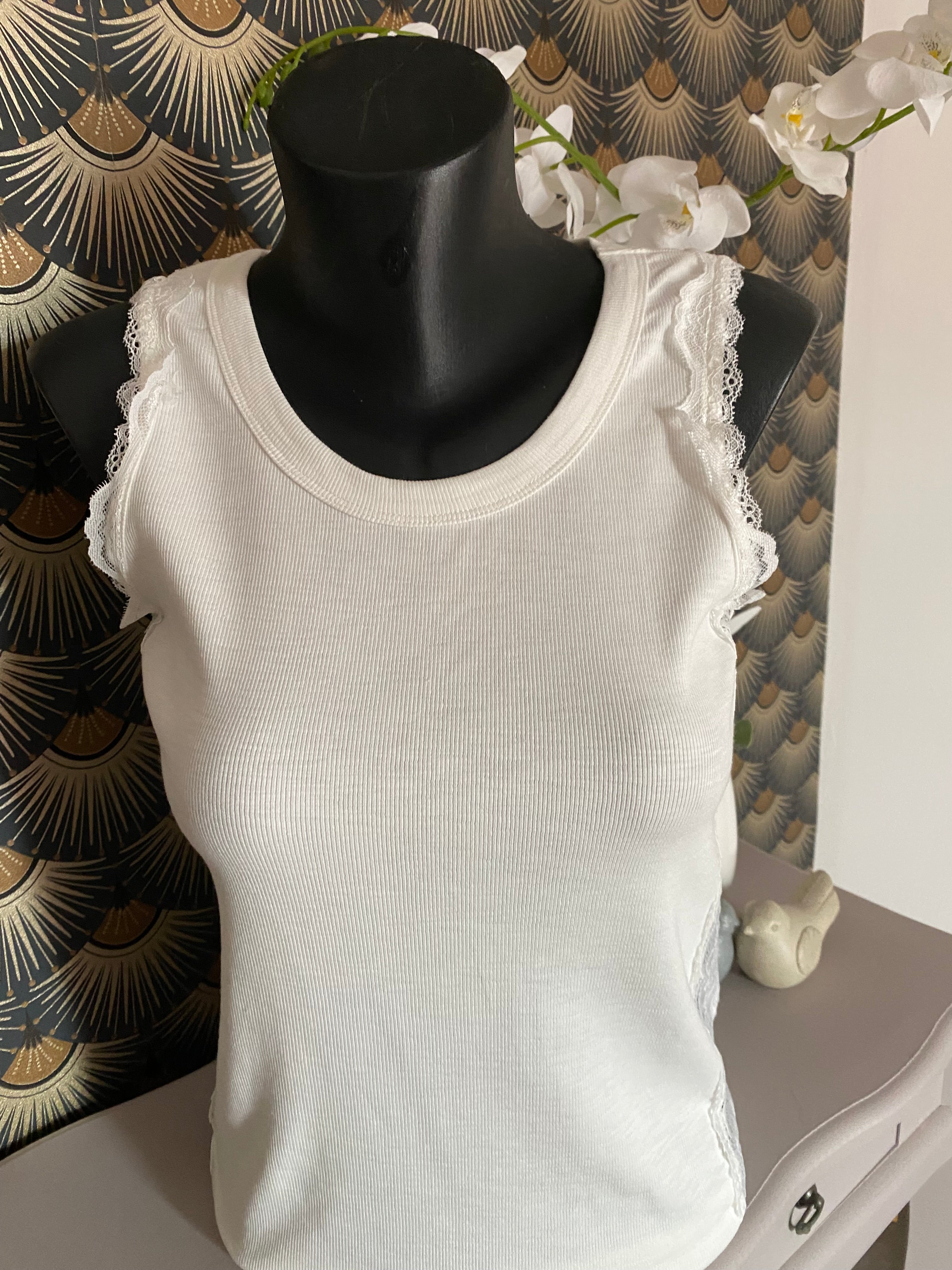 DEBARDEUR DENTELLE TU 34/40