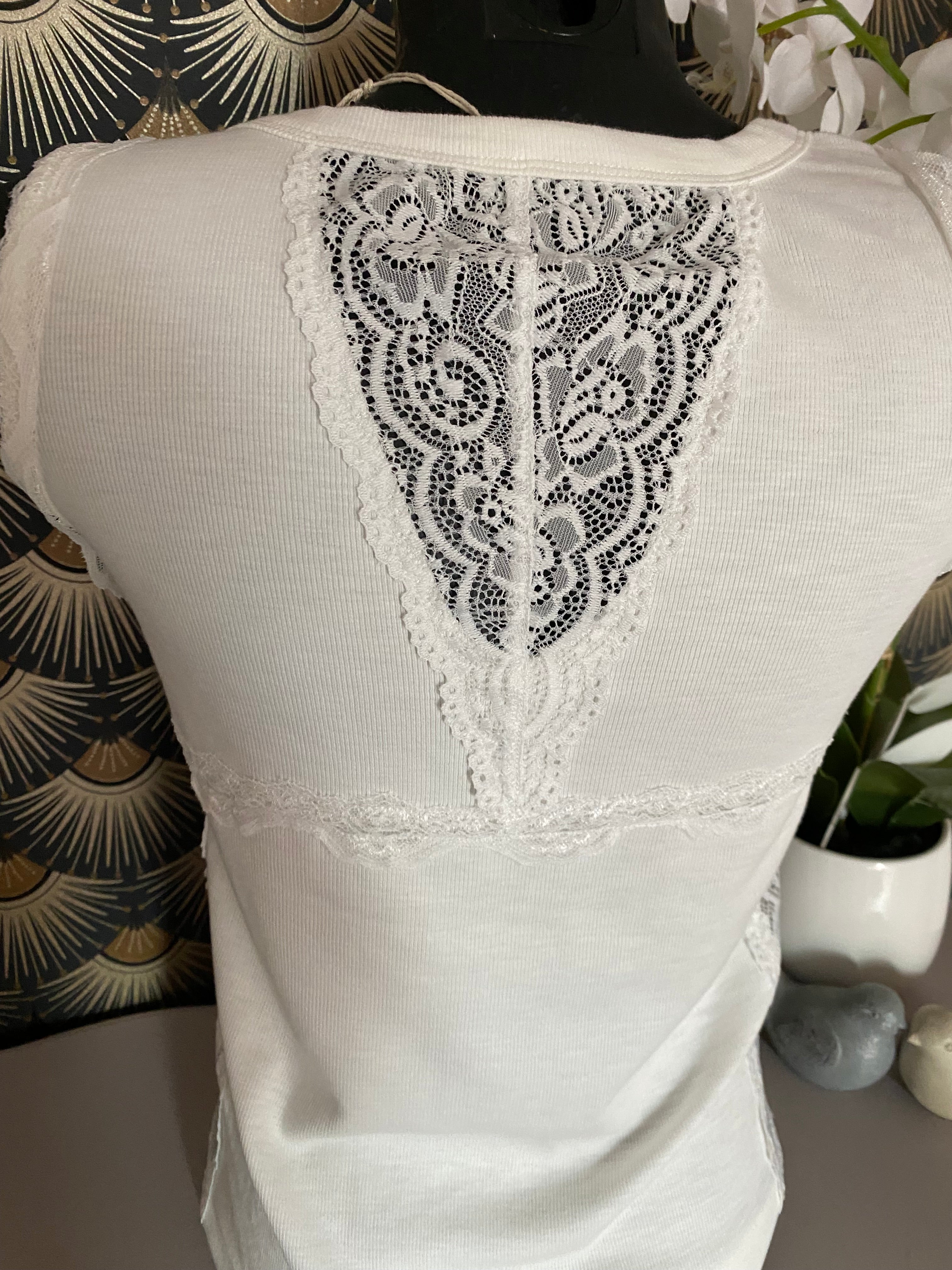 DEBARDEUR DENTELLE TU 34/40